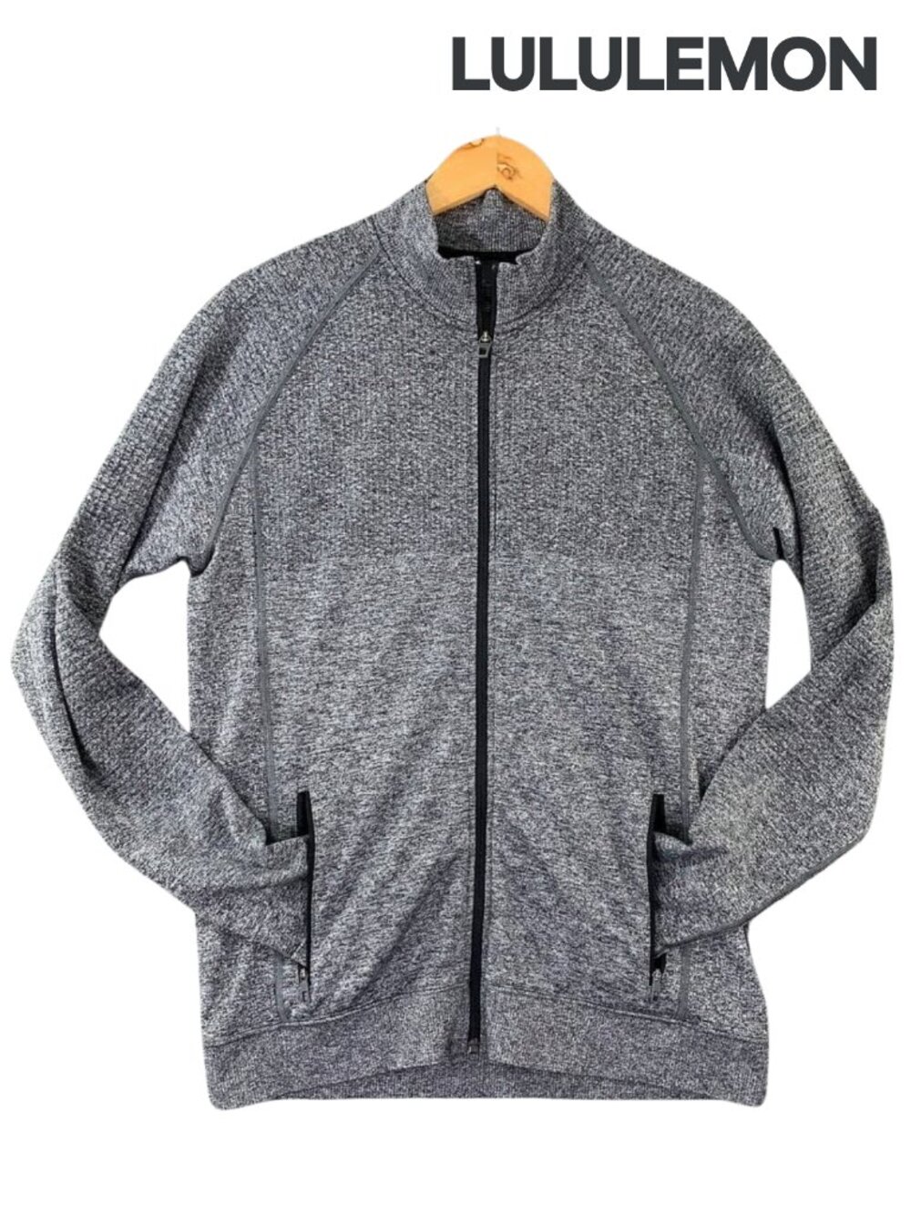 LULULEMON Men's Engineered Warmth Jacket in Vapor/Gull Grey/Black - XL - Picture 5 of 15
